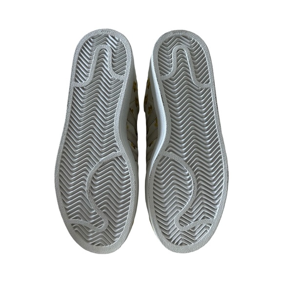 Adidas Originals Superstar Gold With Floral Embroidered Flowers. - Picture 9 of 9